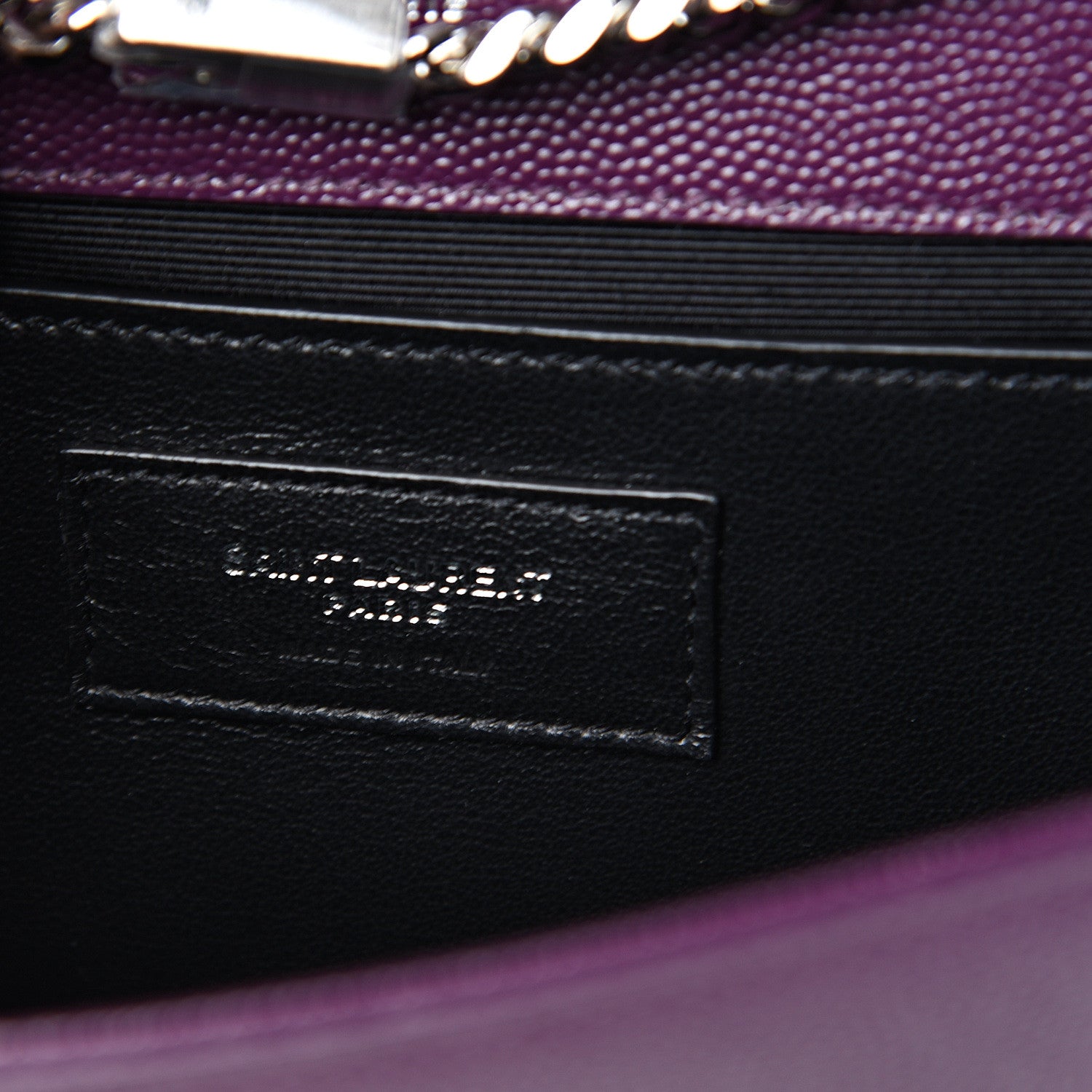 Saint Laurent Grain De Poudre Small Monogram Kate Satchel Lilac 5 of 11