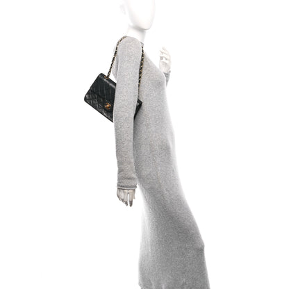 Chanel Lambskin Quilted Small Double Flap Black 2 of 10