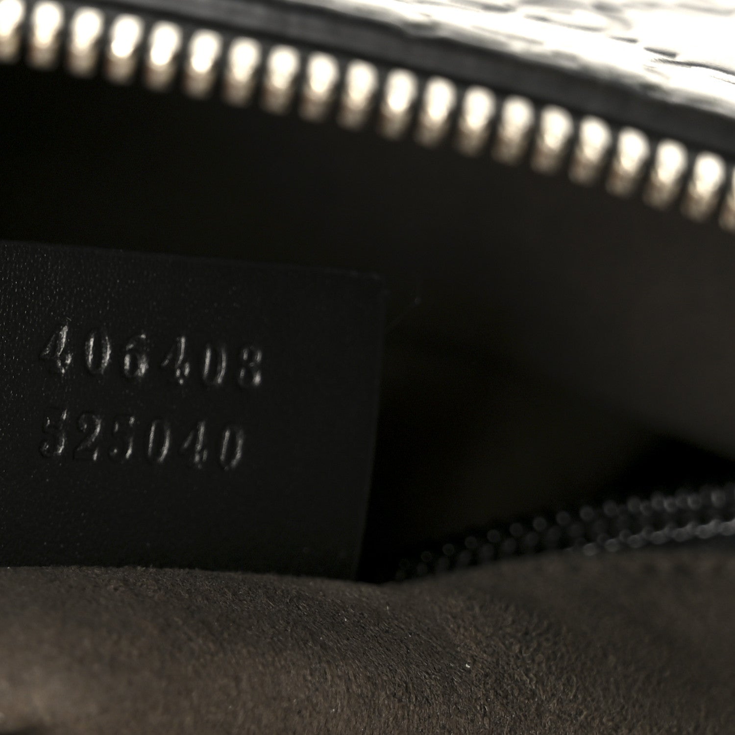 Gucci Guccissima Signature Medium Flat Messenger Bag Black 7 of 11