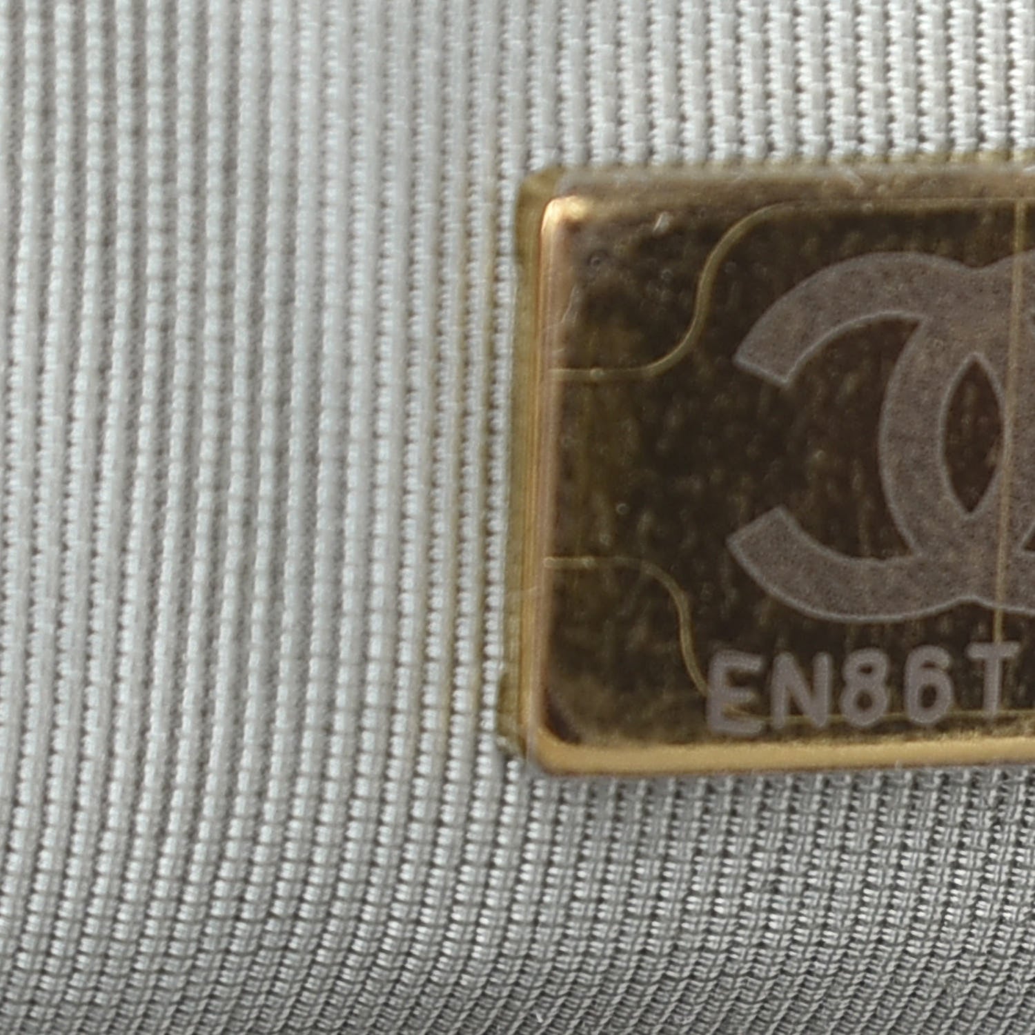Chanel Tweed Quilted Medium Chanel 19 Flap Grey Ecru 7 of 9