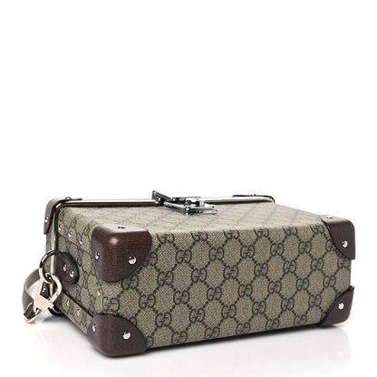Gucci GG Supreme Monogram Globe-Trotter Beauty Case Brown 4 of 11