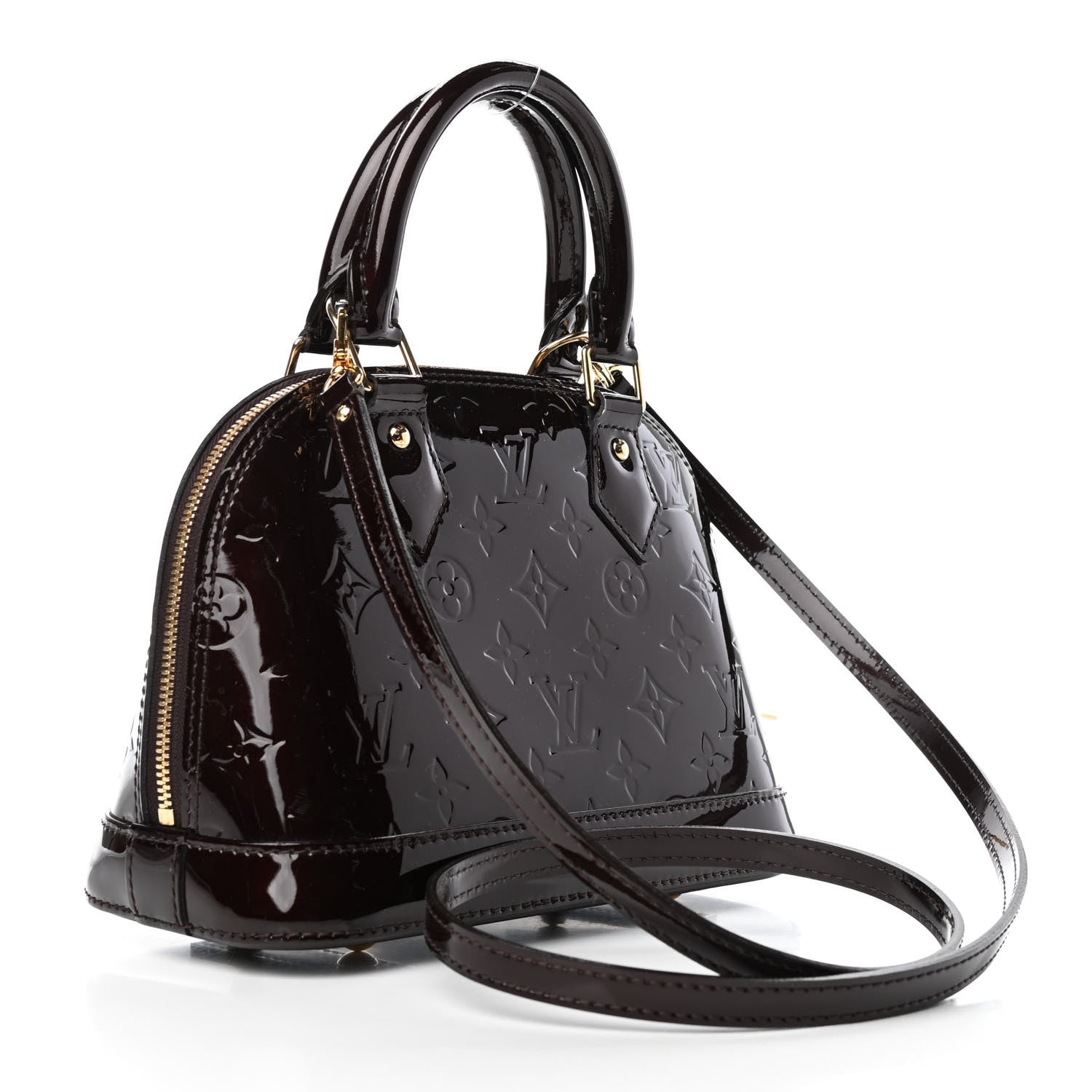 Louis Vuitton Vernis Alma BB Amarante 2 of 4