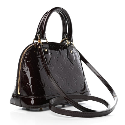 Louis Vuitton Vernis Alma BB Amarante 2 of 4