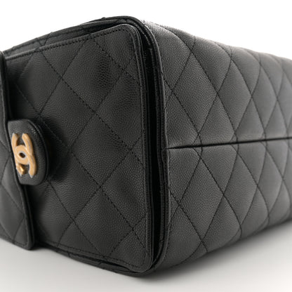 Chanel Caviar Quilted Small Chanel 25 Handbag Black 9 of 11