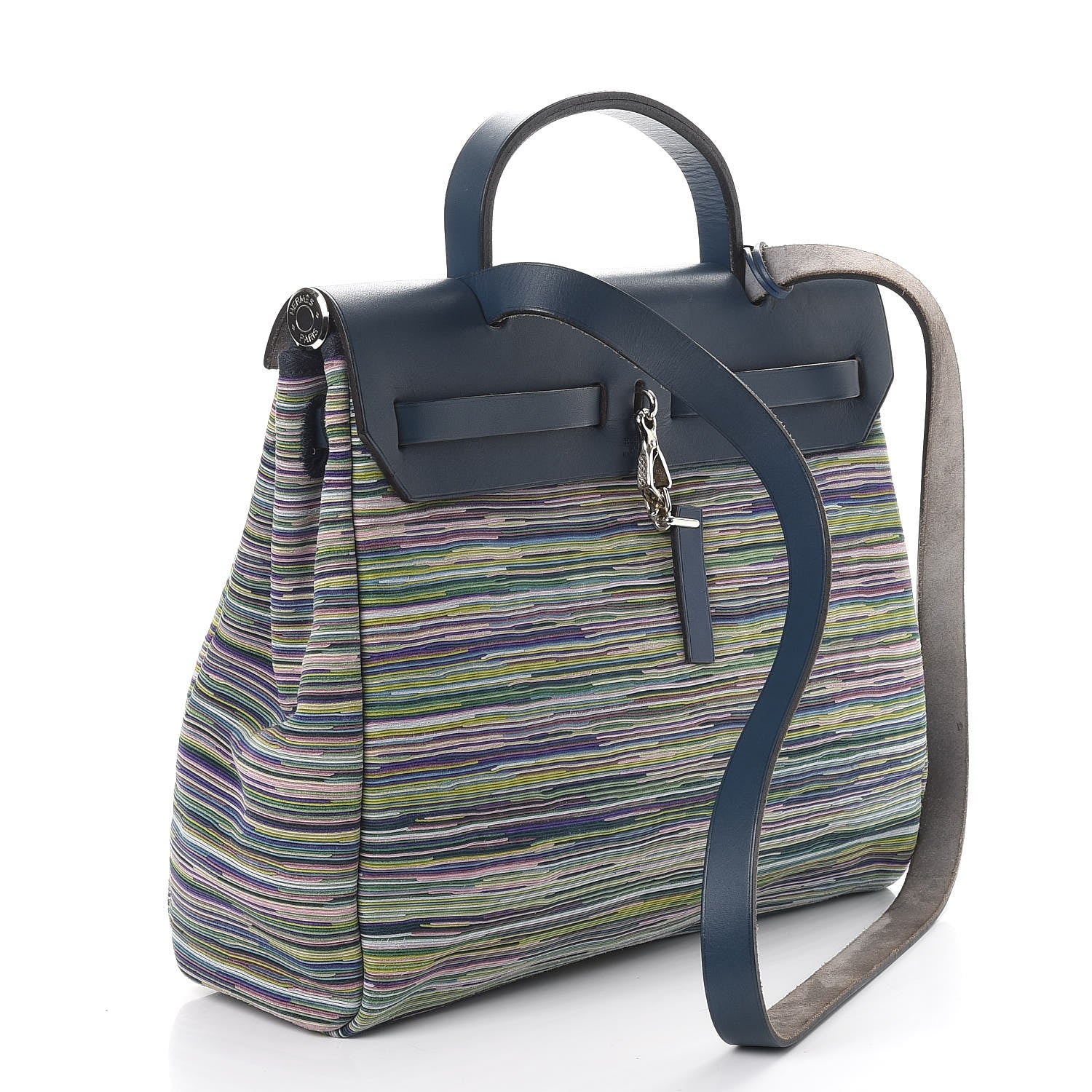 Hermes Barenia Vibrato Herbag 30 PM Indigo 5 of 13