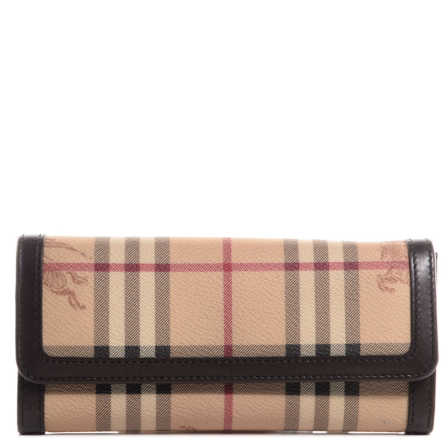 Haymarket Check Molly Continental Wallet Chocolate