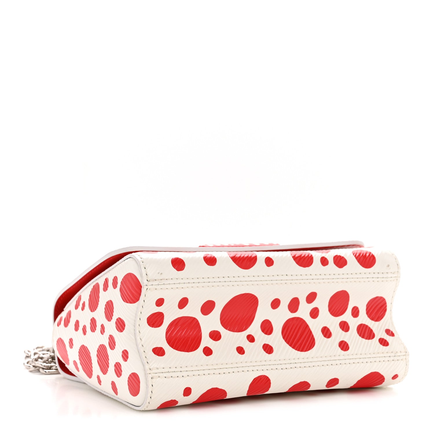 Louis Vuitton LV X YK Epi Infinity Dots Twist Shoulder Bag PM White Red 5 of 12
