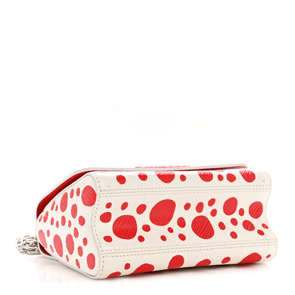 Louis Vuitton LV X YK Epi Infinity Dots Twist Shoulder Bag PM White Red 5 of 12