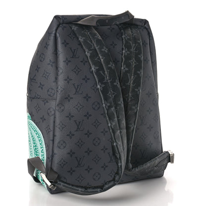 Louis Vuitton LV X YK Monogram Eclipse Reverse Kusama Pumpkin Discovery Backpack 3 of 8