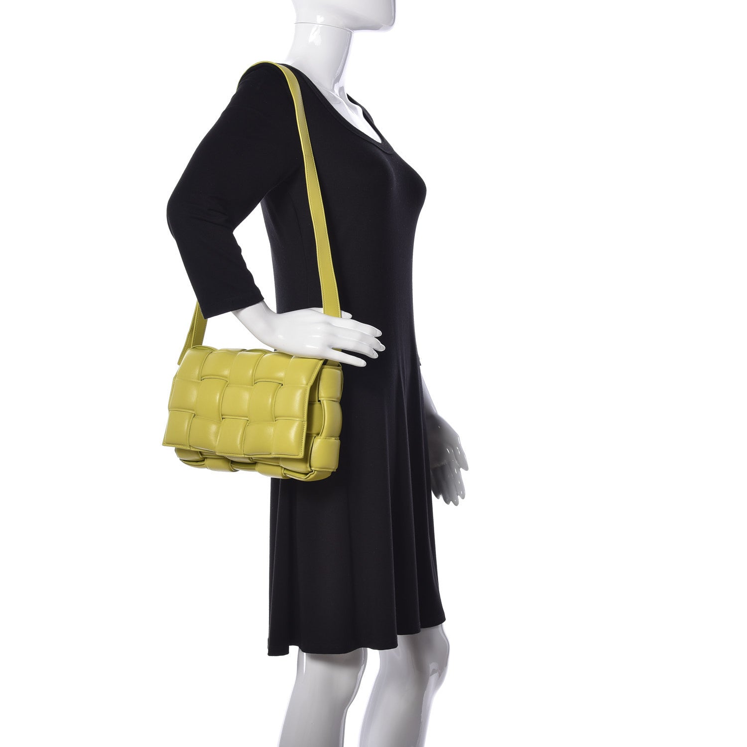 Bottega Veneta Nappa Maxi Intreccio Padded Cassette Crossbody Bag Kiwi 2 of 10