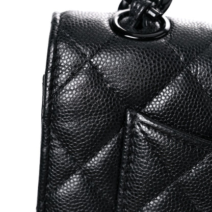 Chanel Caviar Quilted My Everything Wallet On Chain WOC Black 24 of 25