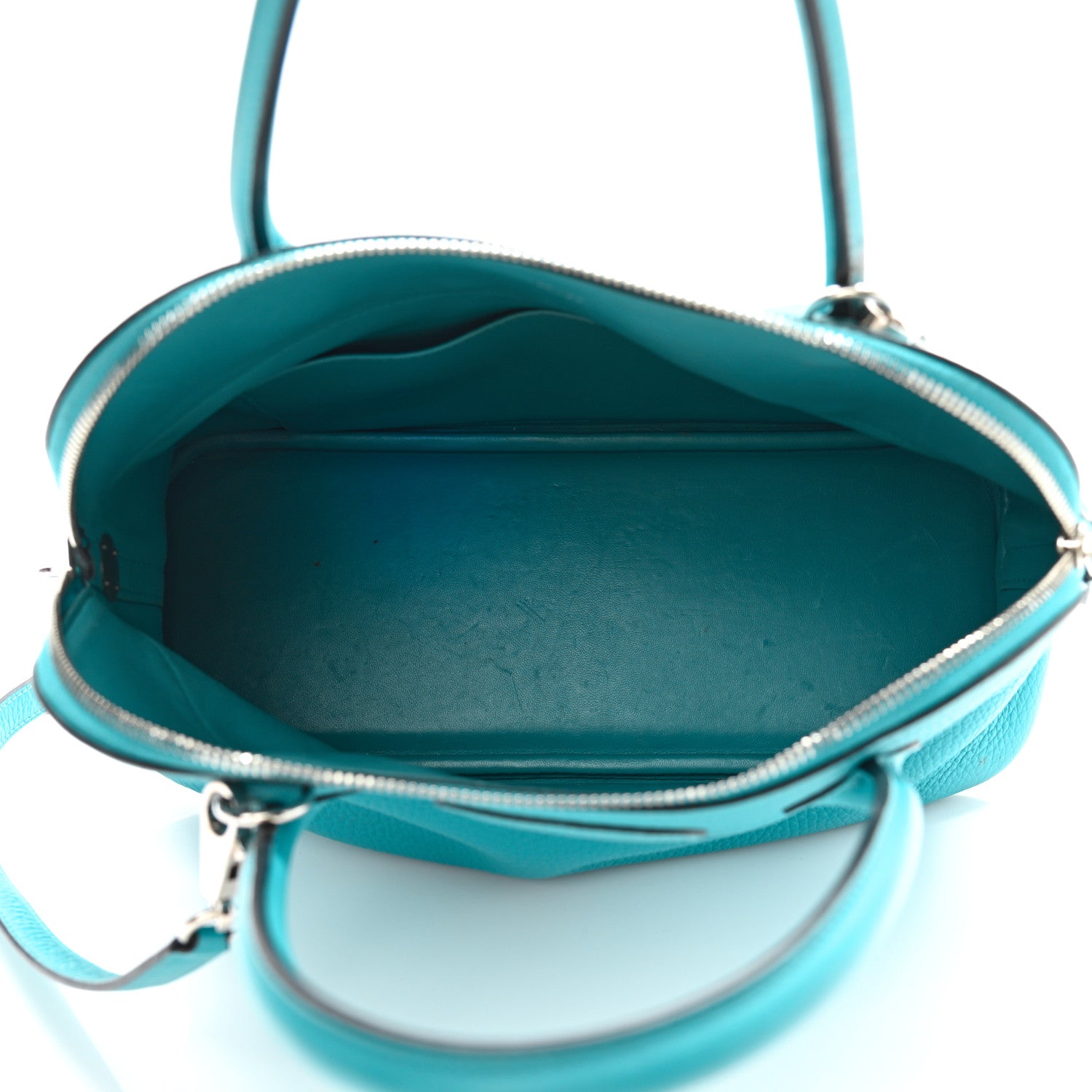 Hermes Taurillon Clemence Bolide 31 Turquoise 4 of 16