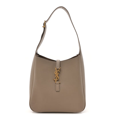 Saint Laurent Smooth Calfskin Small Le 5 A 7 Soft Hobo Dusty Grey 1 of 11