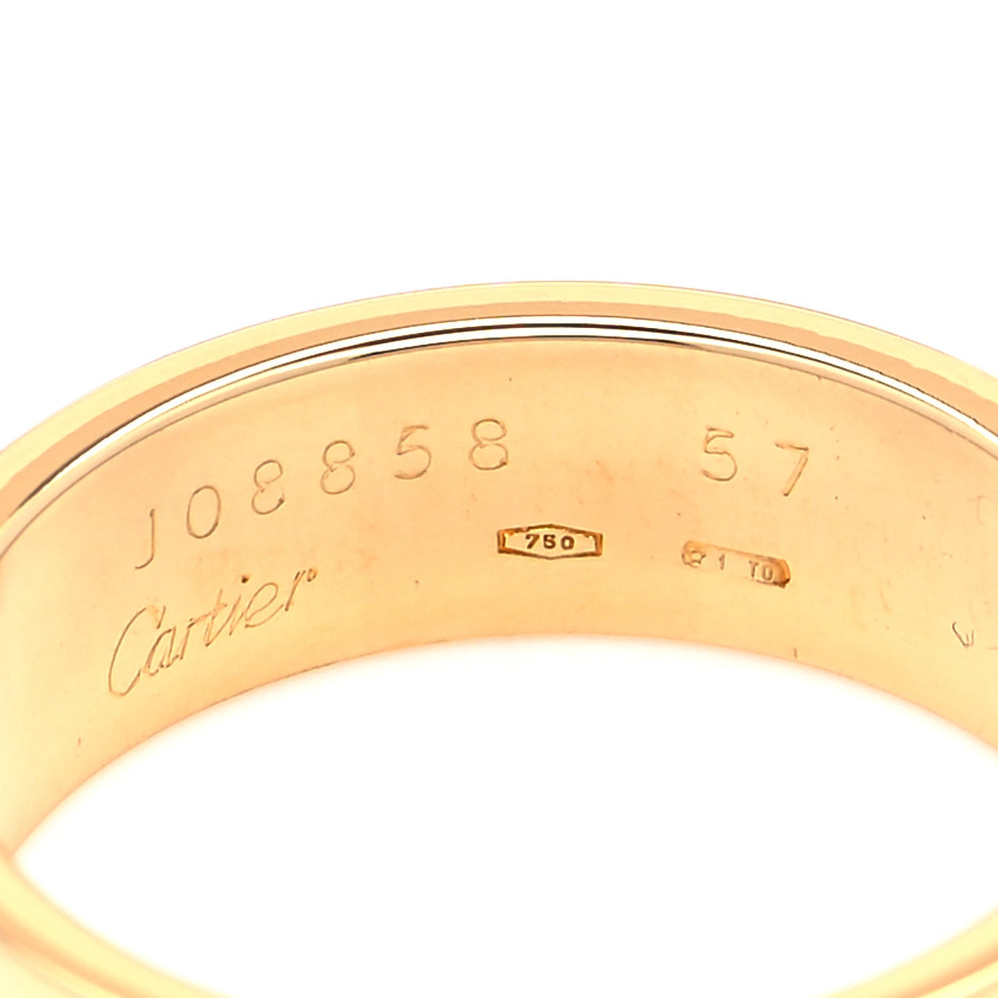 18K Yellow Gold 6mm LOVE Ring 57 8