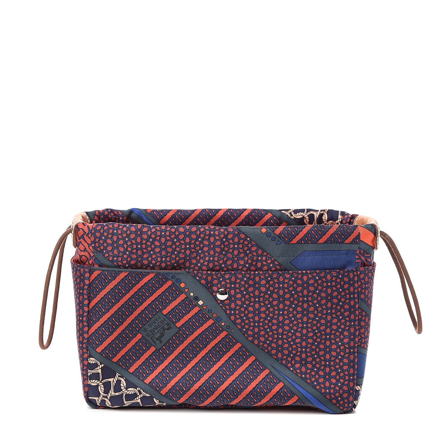 Silk Carre en Cravates Fourbi 20 PM Pouch Ocean Bleu