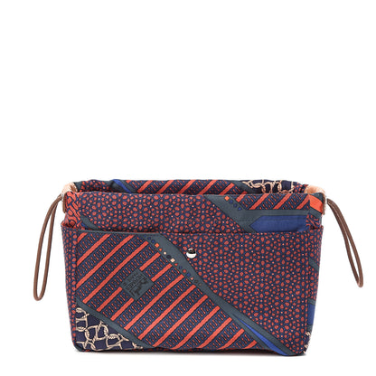 Hermes Silk Carre en Cravates Fourbi 20 PM Pouch Ocean Bleu 1 of 6