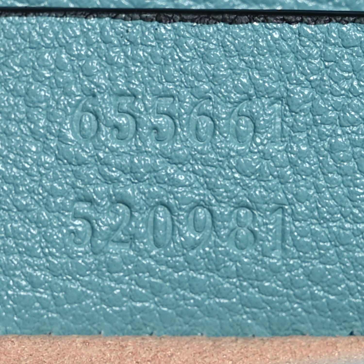 Gucci Wonka Grain Calfskin Mini Diana Tote Bag Dusty Azure Orange Fluo 7 of 14