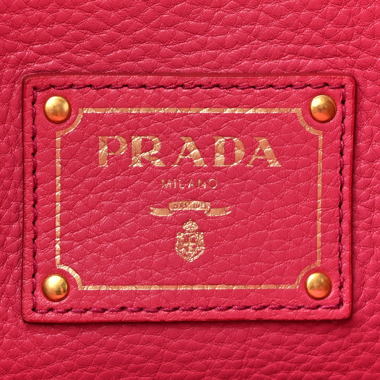 Prada Vitello Tote Pink 6 of 13