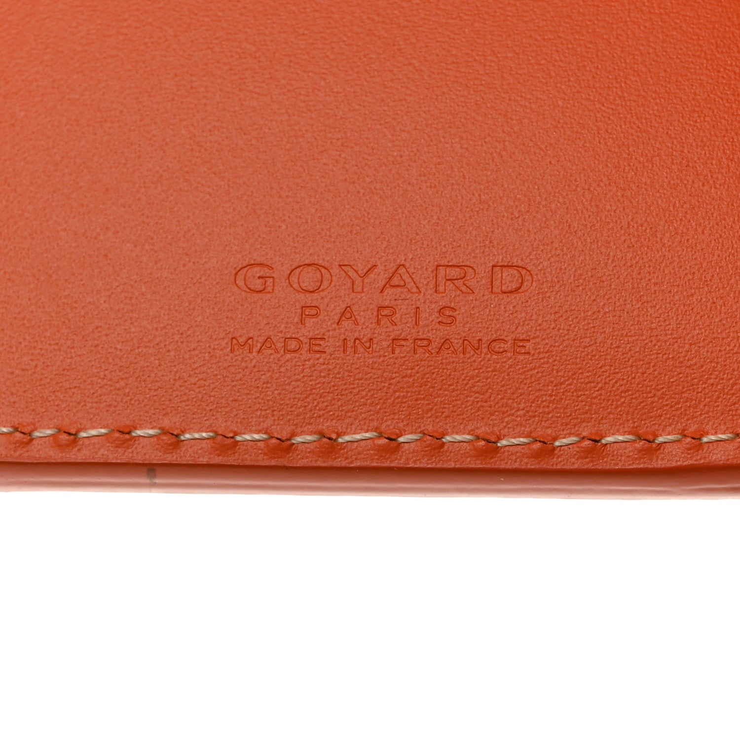 Goyard Goyardine Saint-Gabriel Compact Wallet Orange 6 of 8