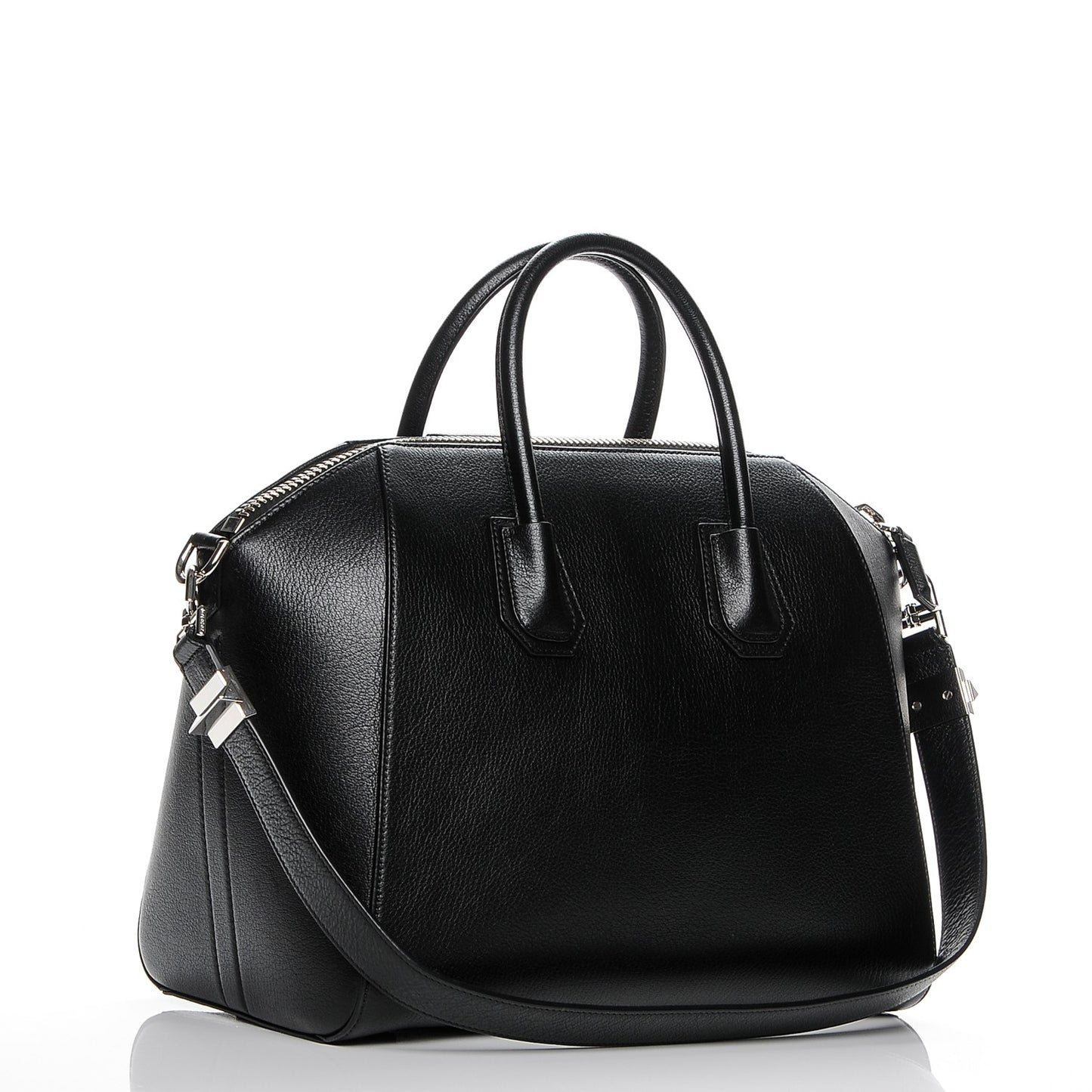 Sugar Goatskin Medium Antigona Black