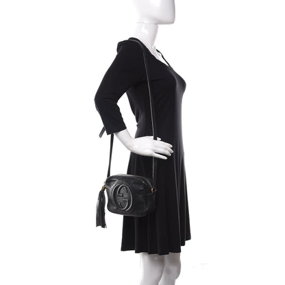 Gucci Pebbled Calfskin Small Soho Disco Bag Black 3 of 9
