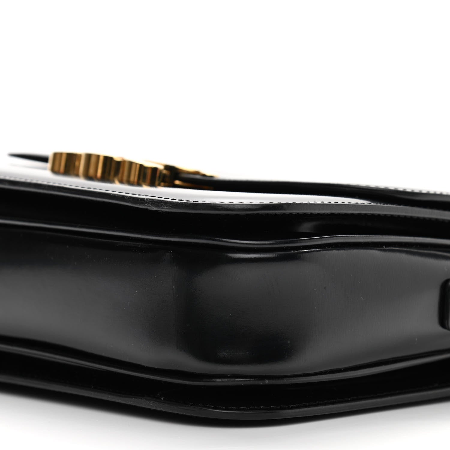 Celine Shiny Calfskin Medium Triomphe Black 11 of 11
