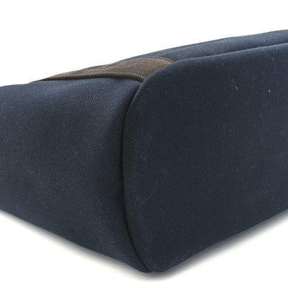 Hermes Toile Sac De Pansage Groom Bleu Navy Feu 13 of 14