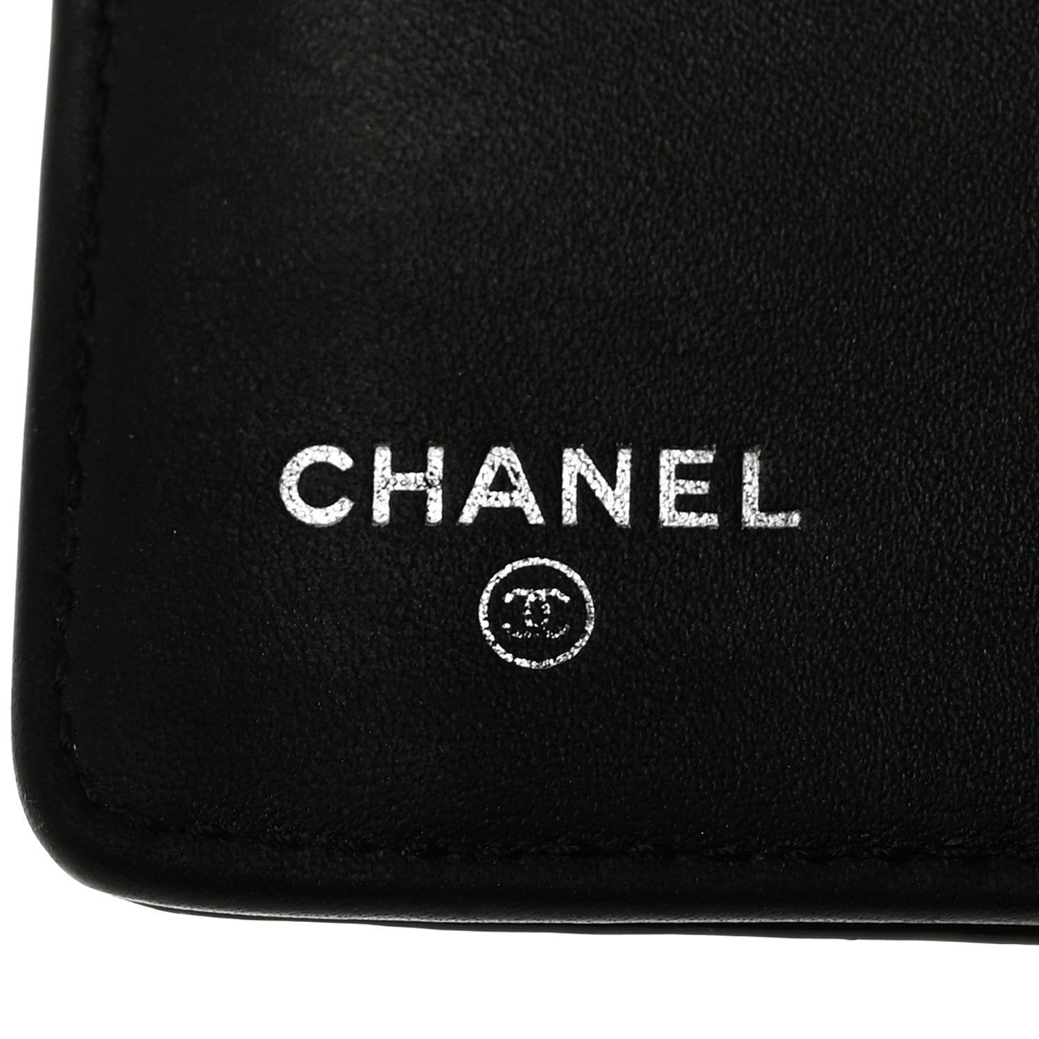 Chanel Patent Calfskin Quilted Boy Yen Wallet Black 6 of 9