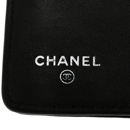 Chanel Patent Calfskin Quilted Boy Yen Wallet Black 6 of 9