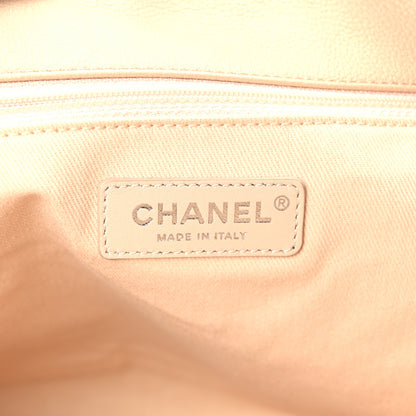 Chanel Grained Calfskin Stitched Medium Braided With Style Hobo Beige 6 of 10
