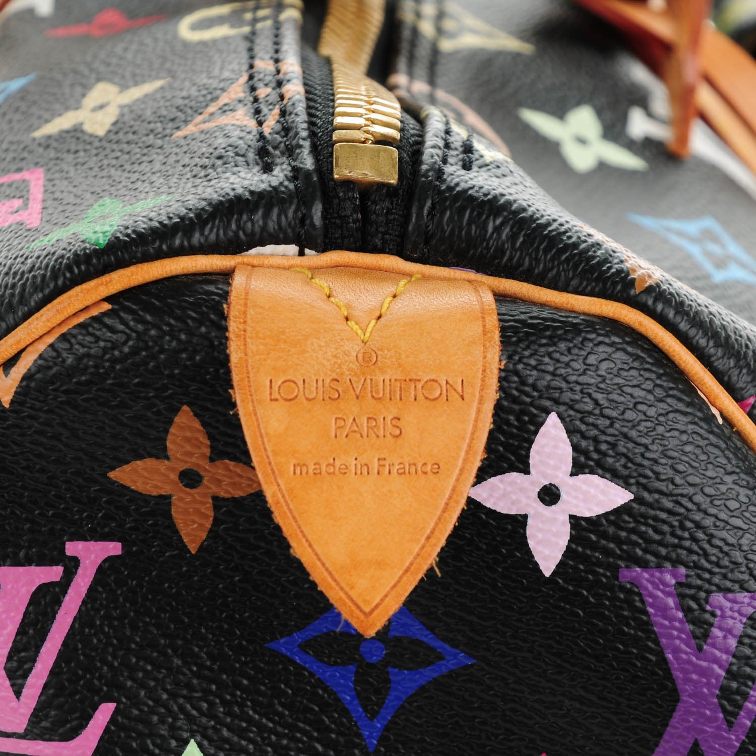Louis Vuitton Monogram Multicolor Keepall 45 Black 6 of 8