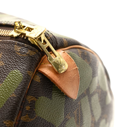 Louis Vuitton Graffiti Keepall 50 Kaki 13 of 17