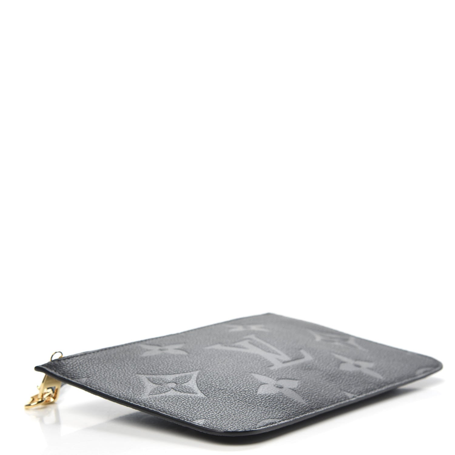 Louis Vuitton Empreinte Monogram Giant Neverfull MM Pochette Black 4 of 5