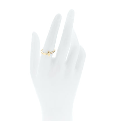 Tiffany 18K Yellow Gold Diamond 2.5mm T T1 Ring 58 8.25 2 of 5