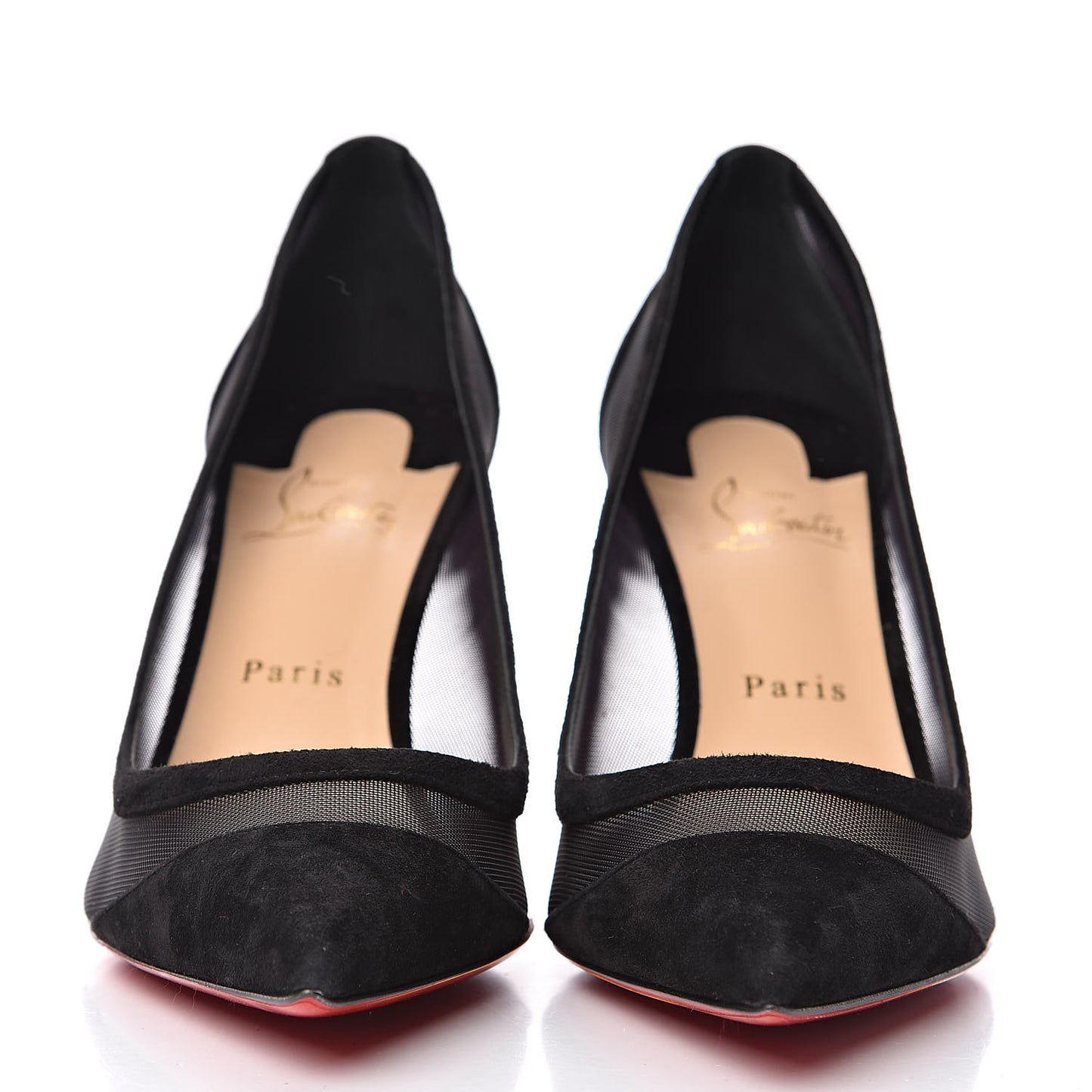 Veau Velours Rete Galativi 100 Pumps 40.5 Black