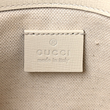 Gucci GG Supreme Monogram Web Mini Horsebit 1955 Shoulder Bag Beige Mystic White 6 of 10