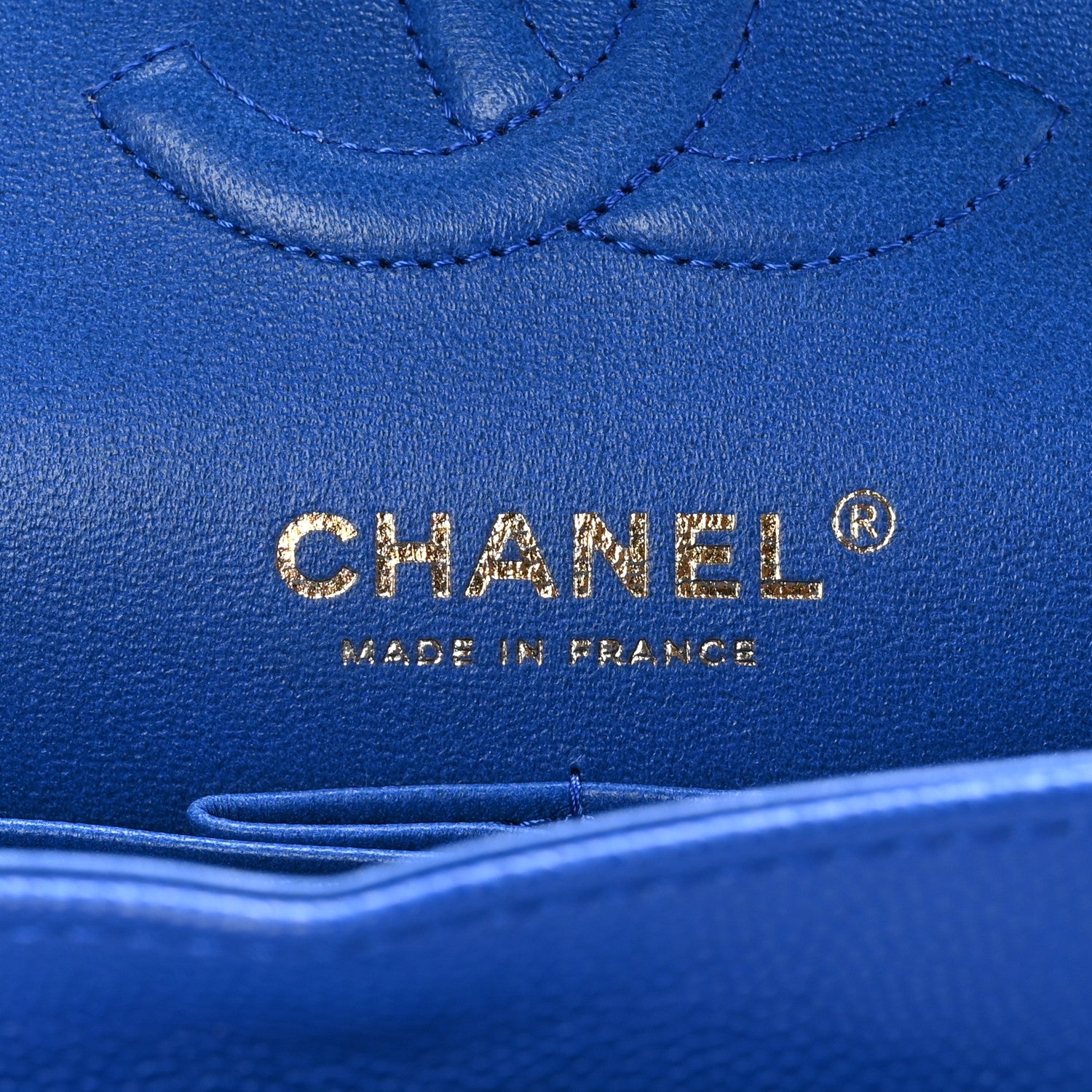 Chanel Caviar Quilted Small Double Flap Blue 6 of 10