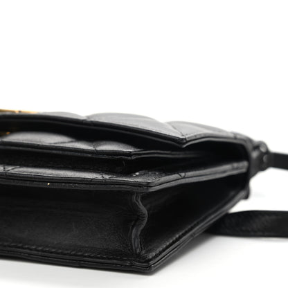 Balenciaga Nappa Calfskin Quilted XS Sharp Belt Bag Black 8 of 9