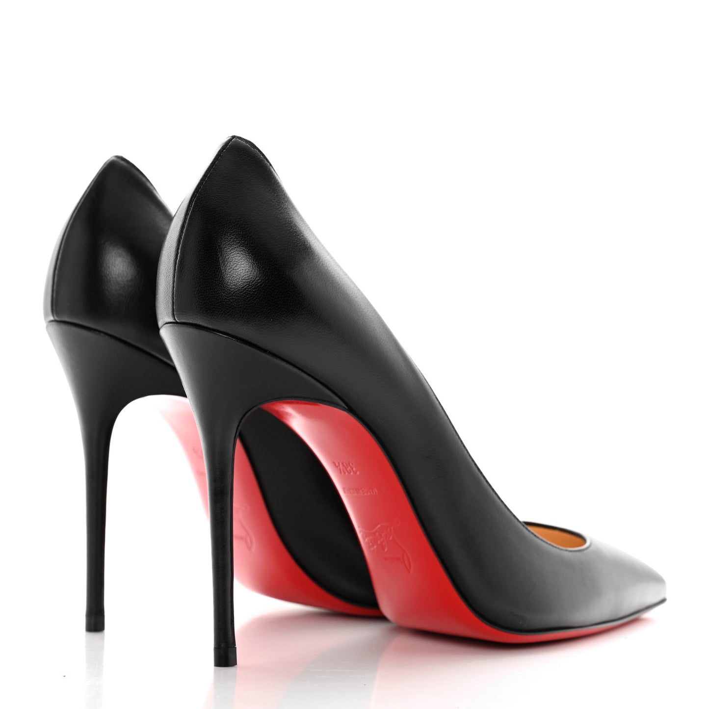Shiny Nappa Decollete 554 100 Pumps 38.5 Black