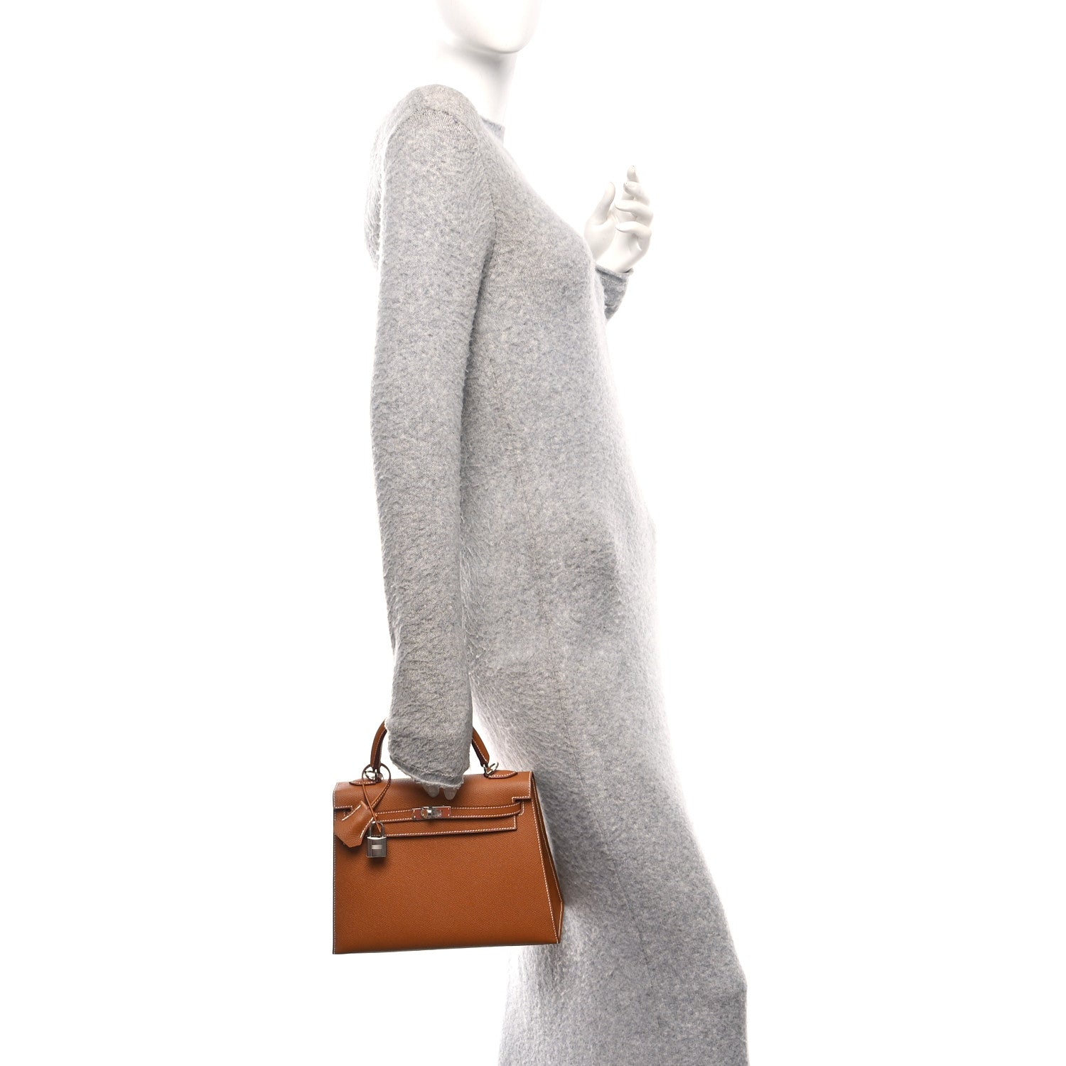 Hermes Epsom Kelly Sellier 25 Gold 2 of 13