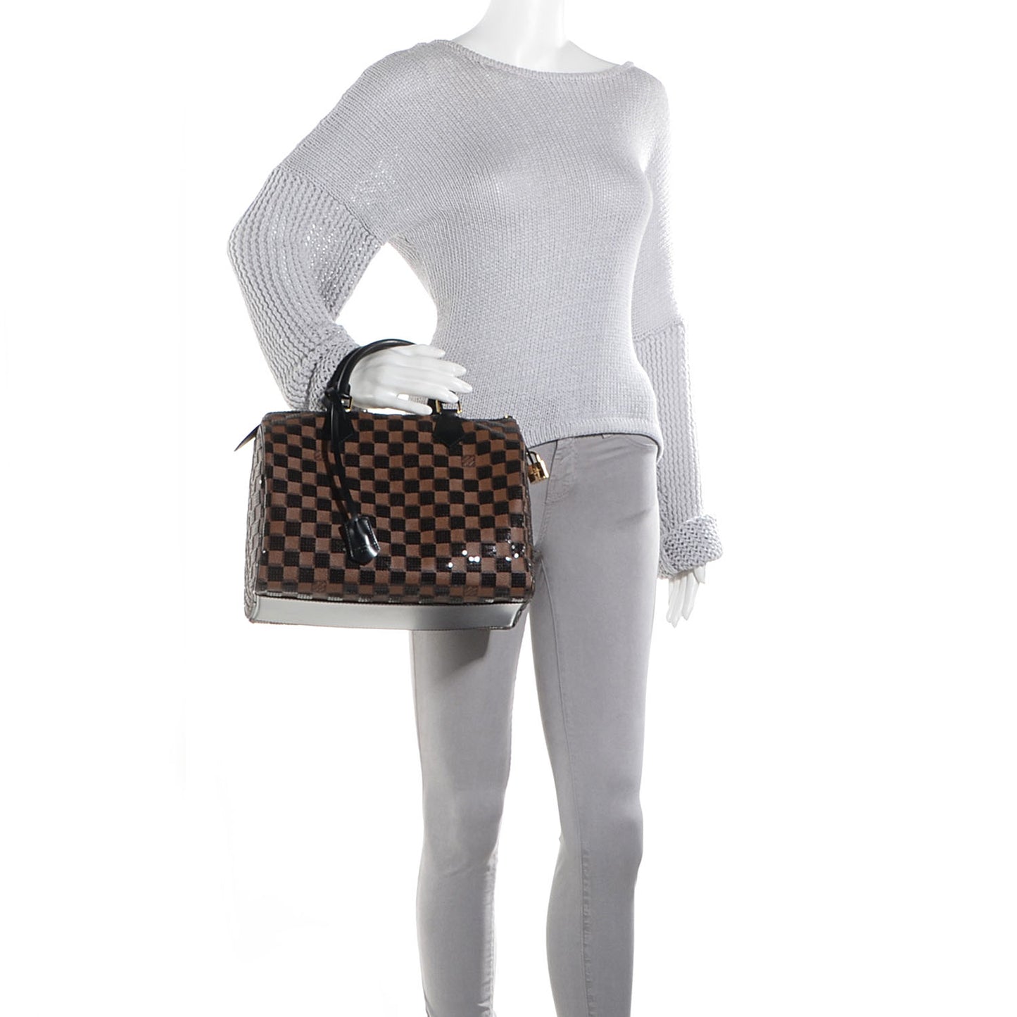 Damier Paillettes Speedy 30 Black