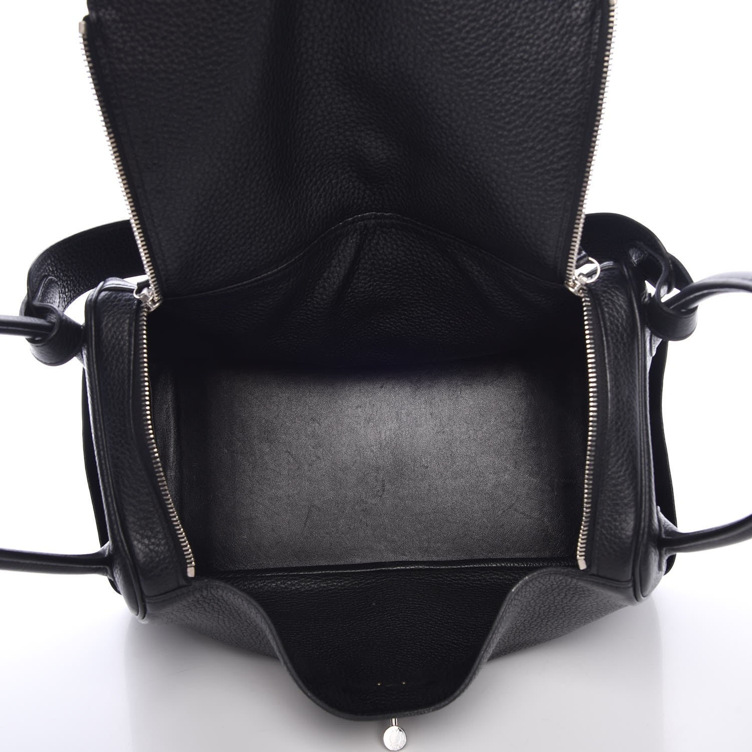 Hermes Taurillon Clemence Lindy 34 Black 5 of 8