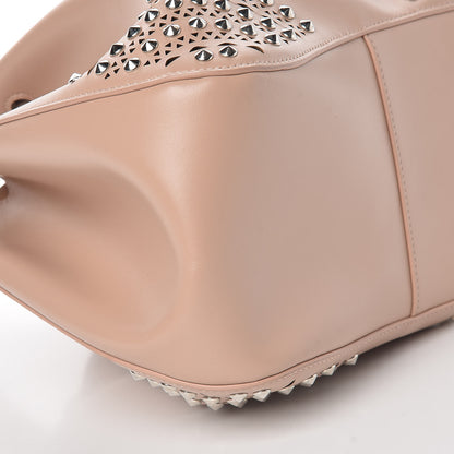 Alaia Calfskin Vienne Studded Rose-Marie 19 Bag Sable 7 of 8