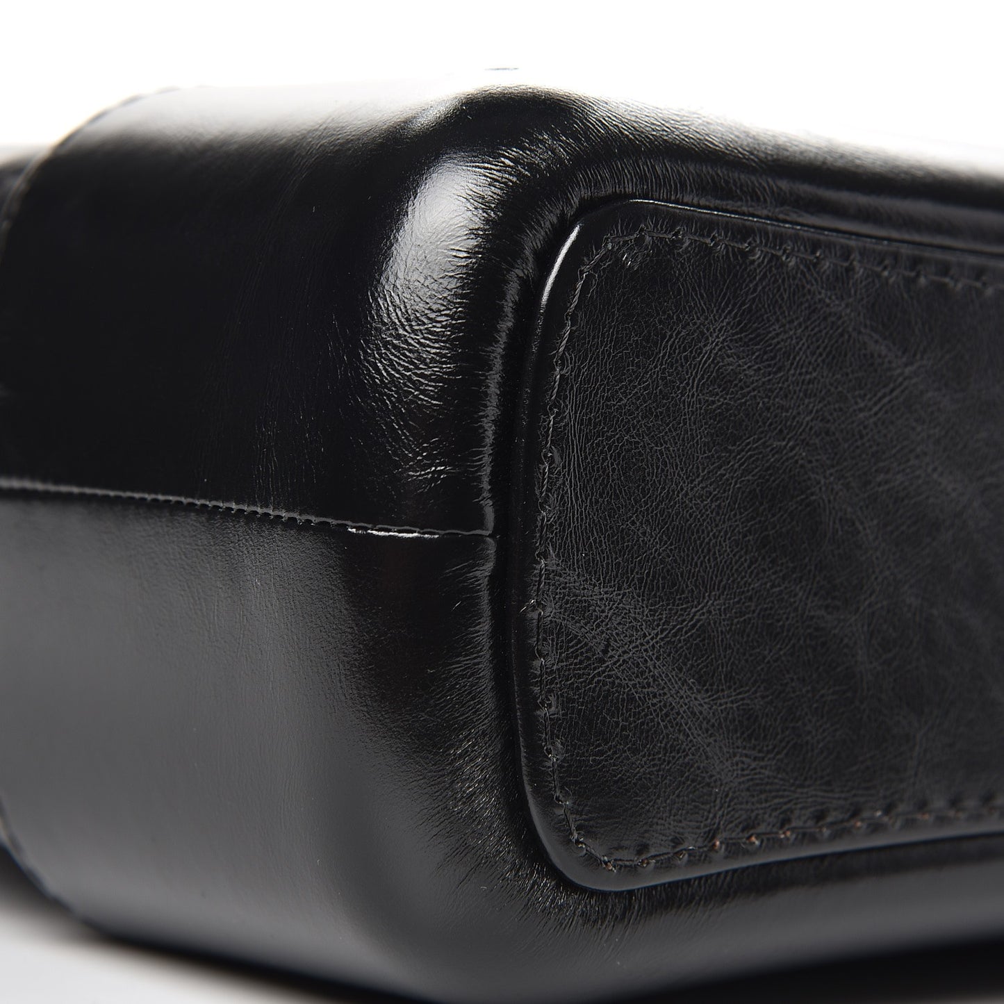 Aged Calfskin Quilted Medium Gabrielle Hobo Black