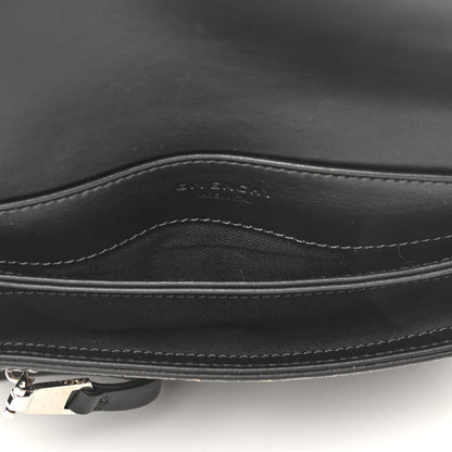 Givenchy Calfskin Duetto Crossbody Bag White Black 5 of 10