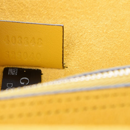 Gucci GG Supreme Monogram Crystal Bow Embroidered Medium Dionysus Shoulder Bag Yellow 7 of 8