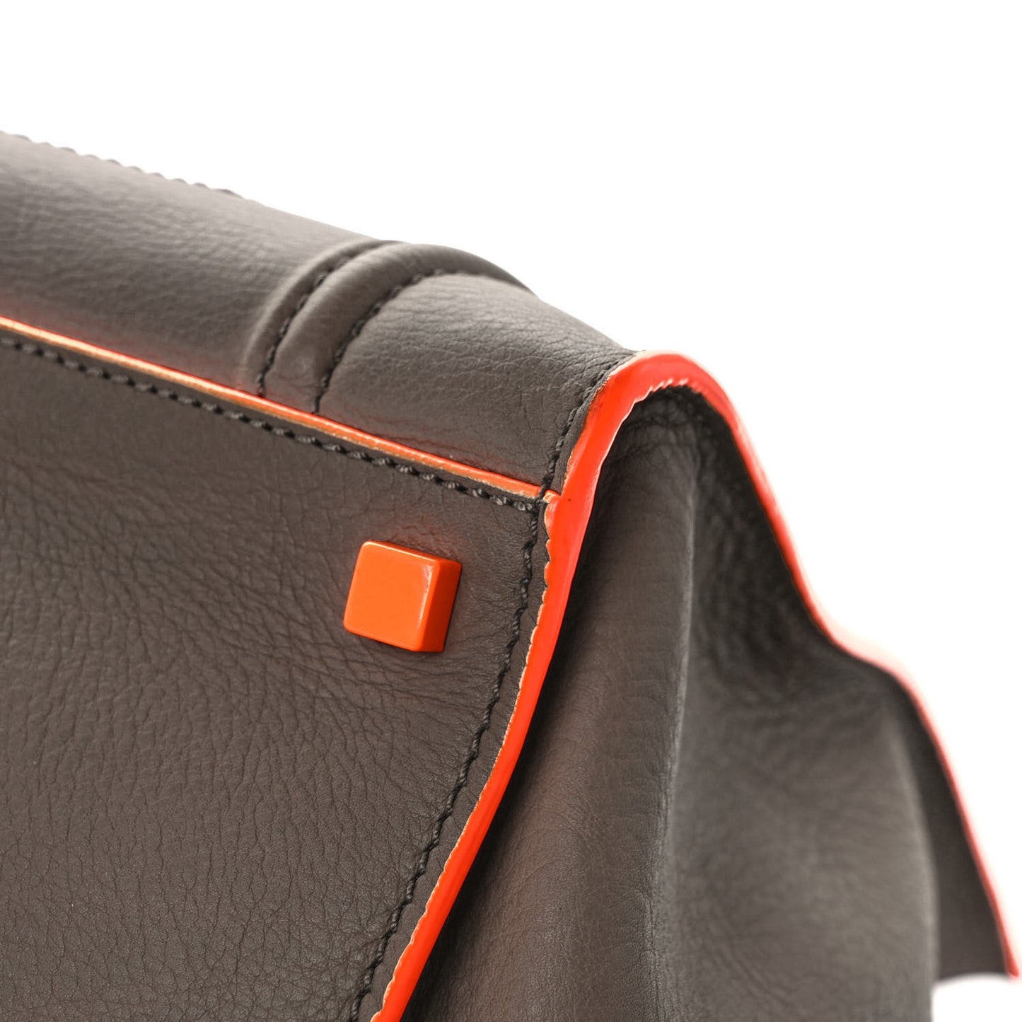 Supple Calfskin Medium Phantom Luggage Grey