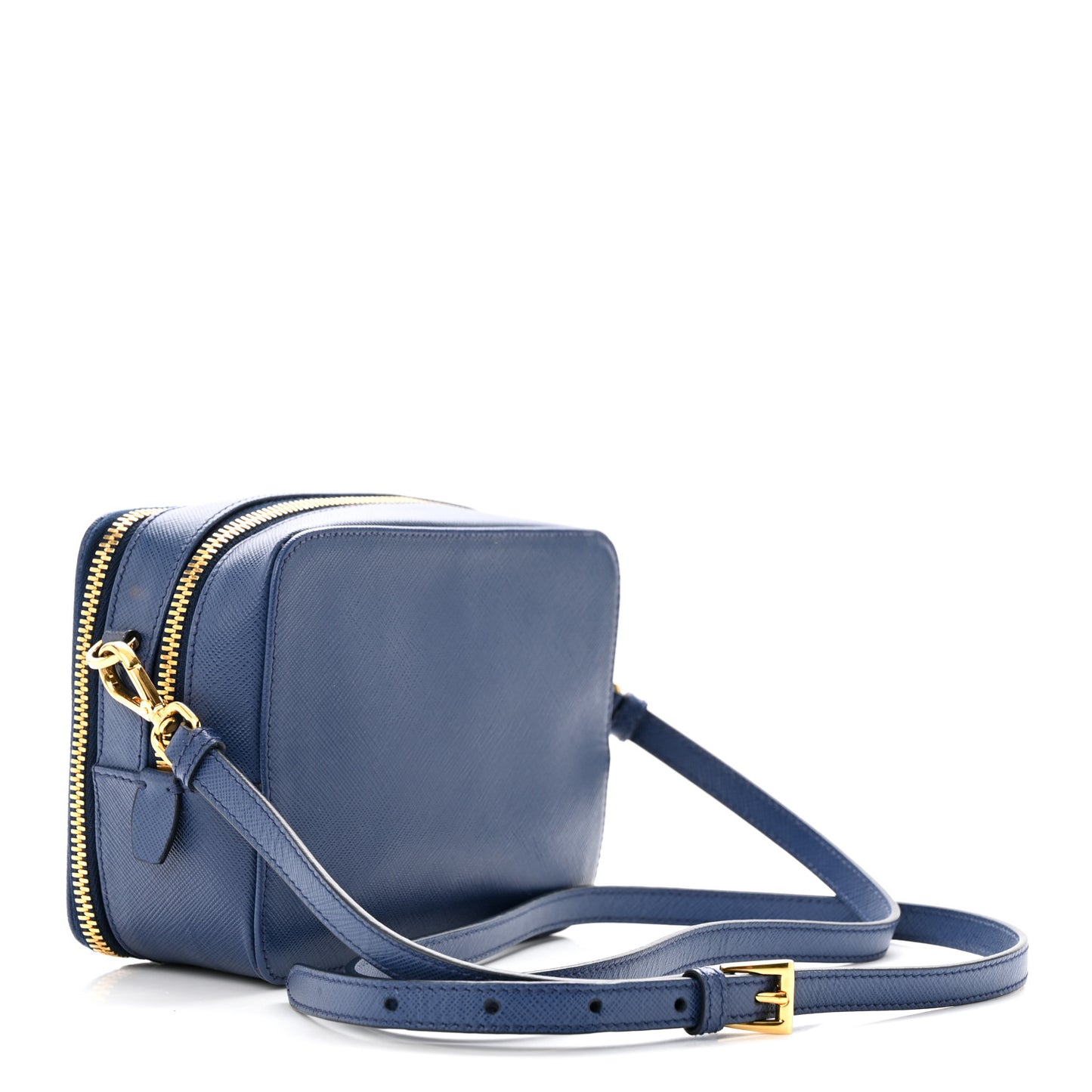 Saffiano Camera Crossbody Bag Bleuette