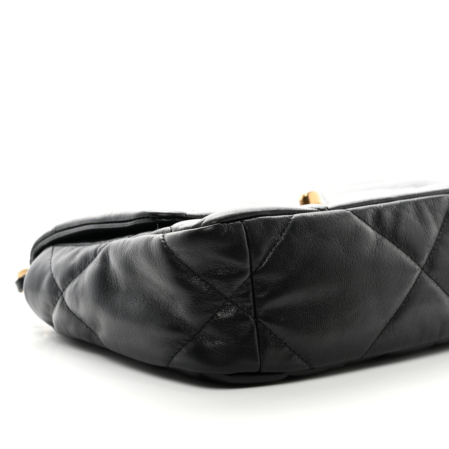 Chanel Goatskin Quilted Medium Chanel 19 Flap Black 9 of 10