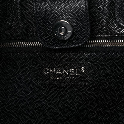 Chanel Caviar Stitched Large Shopping Tote Black 6 of 14